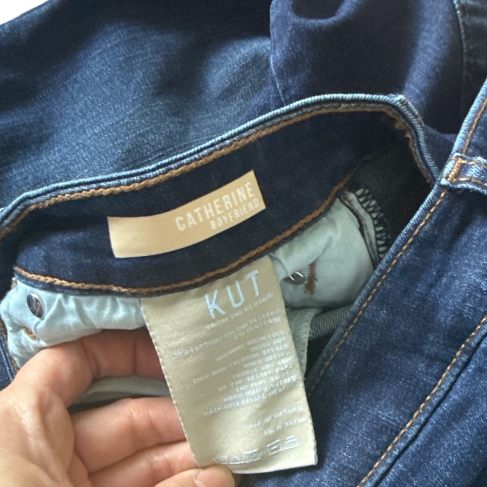 Kut from the Kloth Catherine Boyfriend jeans size 14 EUC D0064 - Picture 5 of 7